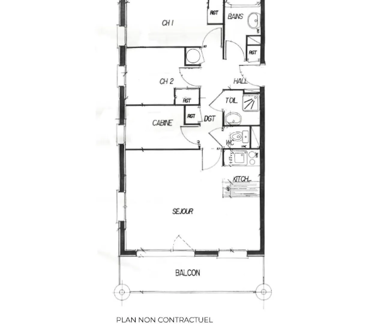 Apartment Residence Courmayeur - Appartement Renove Aux Pieds Des Pistes Pour 8 Personnes Mae-4104 Saint-Martin-de-Belleville